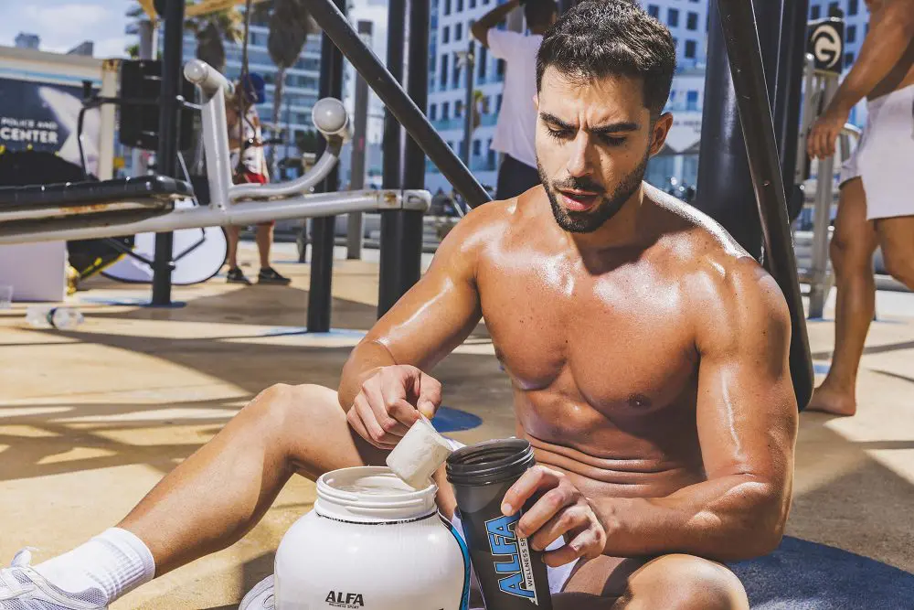 אבקת חלבון אלפא